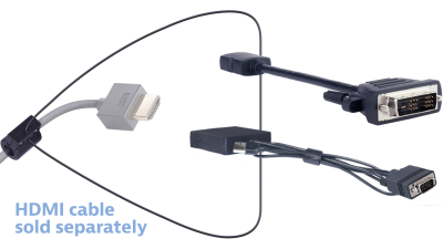 Liberty AV DL-AR4038 | Base Security Clamp, Cable and Hardware For DL-AR System Adapter