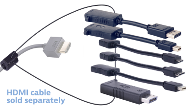 Liberty AV DL-AR4071 | Base Security Clamp, Cable and Hardware For DL-AR System 4K