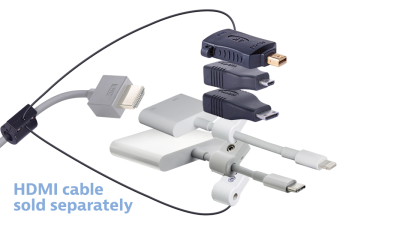 Liberty AV DL-AR4114 | Base Security Clamp, Cable and Hardware For DL-AR System 3 Security