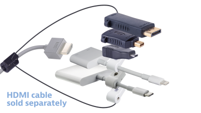 Liberty AV DL-AR4210 | Base Security Clamp, Cable and Hardware For DL-AR System 3 Security