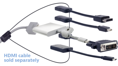 Liberty AV DL-AR4405 | Universal HDMI Adapter Ring Complete Assembly with 5 Adapters