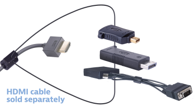 Liberty AV DL-AR4945 | Base Security Clamp, Cable and Hardware For DL-AR System VGA + USB
