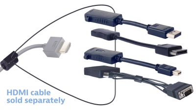 Liberty AV DL-AR4959 | Base Security Clamp, Cable and Hardware For DL-AR System 4K
