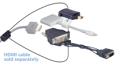 Liberty AV DL-AR5262 | Base Security Clamp, Cable and Hardware For DL-AR System Security