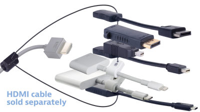 Liberty AV DL-AR5275 | Base Security Clamp, Cable and Hardware For DL-AR System 2 Security