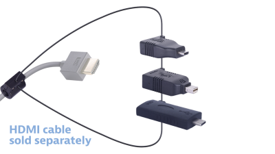 Liberty AV DL-AR6827 | Universal HDMI Adapter Ring Complete Assembly with 5 Adapters