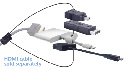 Liberty AV DL-AR7903 | 3 Feet Universal HDMI Adapter Ring Complete Assembly with 5 Adapters
