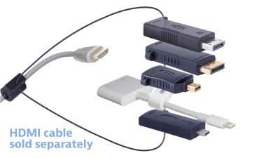 Liberty AV DL-AR9727 | Universal HDMI Adapter Ring Complete Assembly with 5 Adapters
