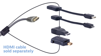 Liberty AV DL-AR9912 | Universal HDMI Adapter Ring Complete Assembly with 5 Adapters