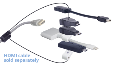 Liberty AV DL-AR9957 | Universal HDMI Adapter Ring Complete Assembly with 5 Adapters