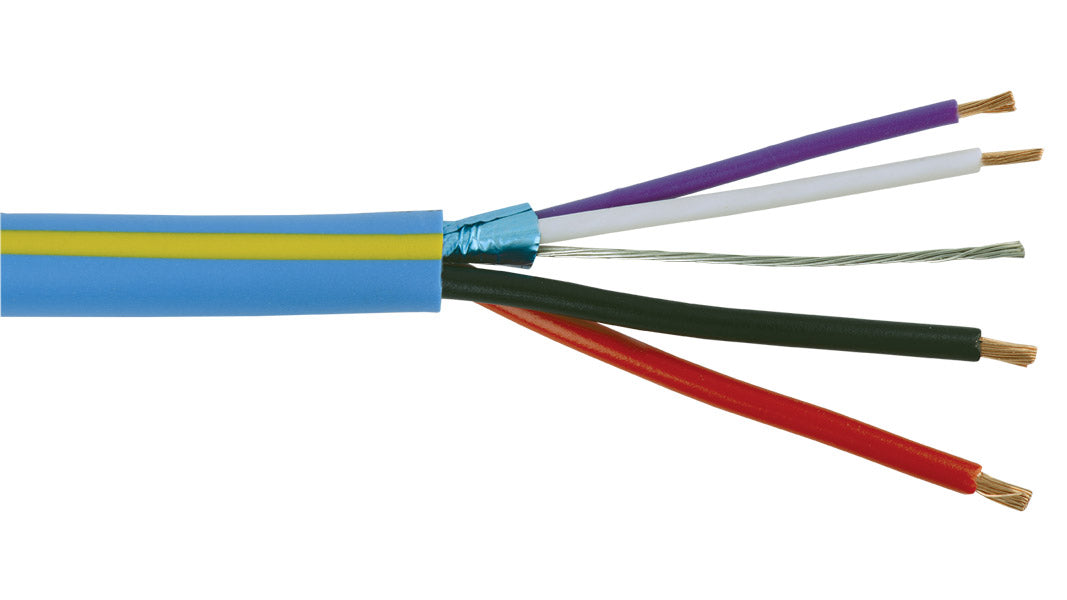 Liberty AV LUTRON-YEL | 1000' Blue OEM Systems Lighting Control for Lutron Universal Control GRX-CBL-346S Equal Cable Reel
