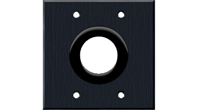 Liberty AV PC-G2900-E-P-B | Panelcrafters Precision Manufactured Bulk wire Plate with 1 1/2 inch Grommet hole