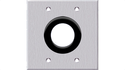Liberty AV PC-G2900-E-P-C | Panelcrafters Precision Manufactured Bulk wire Plate with 1 1/2 inch Grommet hole