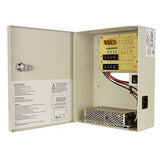 Liberty Security L12DC4C5AMC | 12 Volt DC, 4 Channel 5AMP, UL/CUL Listed Power Supply - PTC Fused - Metal Case with Key/Lock