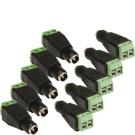 Liberty Security L12DCCON10PKF | 12 Volt DC, Screw Terminal Connector (Female)- PACK OF 10 Package