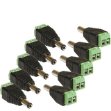 Liberty Security L12DCCON10PKM | 12 Volt DC, Screw Terminal Connector (Male)- PACK OF 10 Package