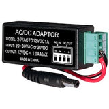 Liberty Security L24ACTO12DC1A | 24 Volt AC to 12 Volt DC Converter, 1Amp Max Output