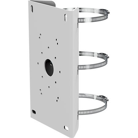 Liberty Security L3PTZPOLEMT | PTZ Pole Mount for L3IP4PTZ30XS, LA5PTZ33X PTZ Cameras & L3PTZJB Junction box - White