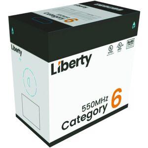 Liberty Security L6EPGY1BX | Cat 6e Cable, Solid, Unshielded Twisted Pair, GREY