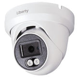 Liberty Security LA5TIR80 | 5MP @ 20FPS Outdoor Turret Camera, 2.8mm, 100’ IR, True WDR, UTC, IP66, 12 Volt DC - White