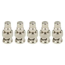 Liberty Security LBNCMTORCAF5PK | Single BNC Male to RCA Female Adapter, 50 OHM - (5-Pack) Package