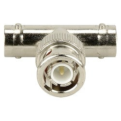 Liberty Security LBNCT5PK | 1x BNC Male to 2x BNC Female T-Connector, 50 OHM - (5 Pack) Package