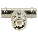 Liberty Security LBNCT5PK | 1x BNC Male to 2x BNC Female T-Connector, 50 OHM - (5 Pack) Package