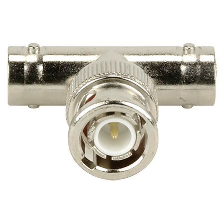 Liberty Security LBNCT5PK | 1x BNC Male to 2x BNC Female T-Connector, 50 OHM - (5 Pack) Package
