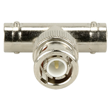Liberty Security LBNCT5PK | 1x BNC Male to 2x BNC Female T-Connector, 50 OHM - (5 Pack) Package