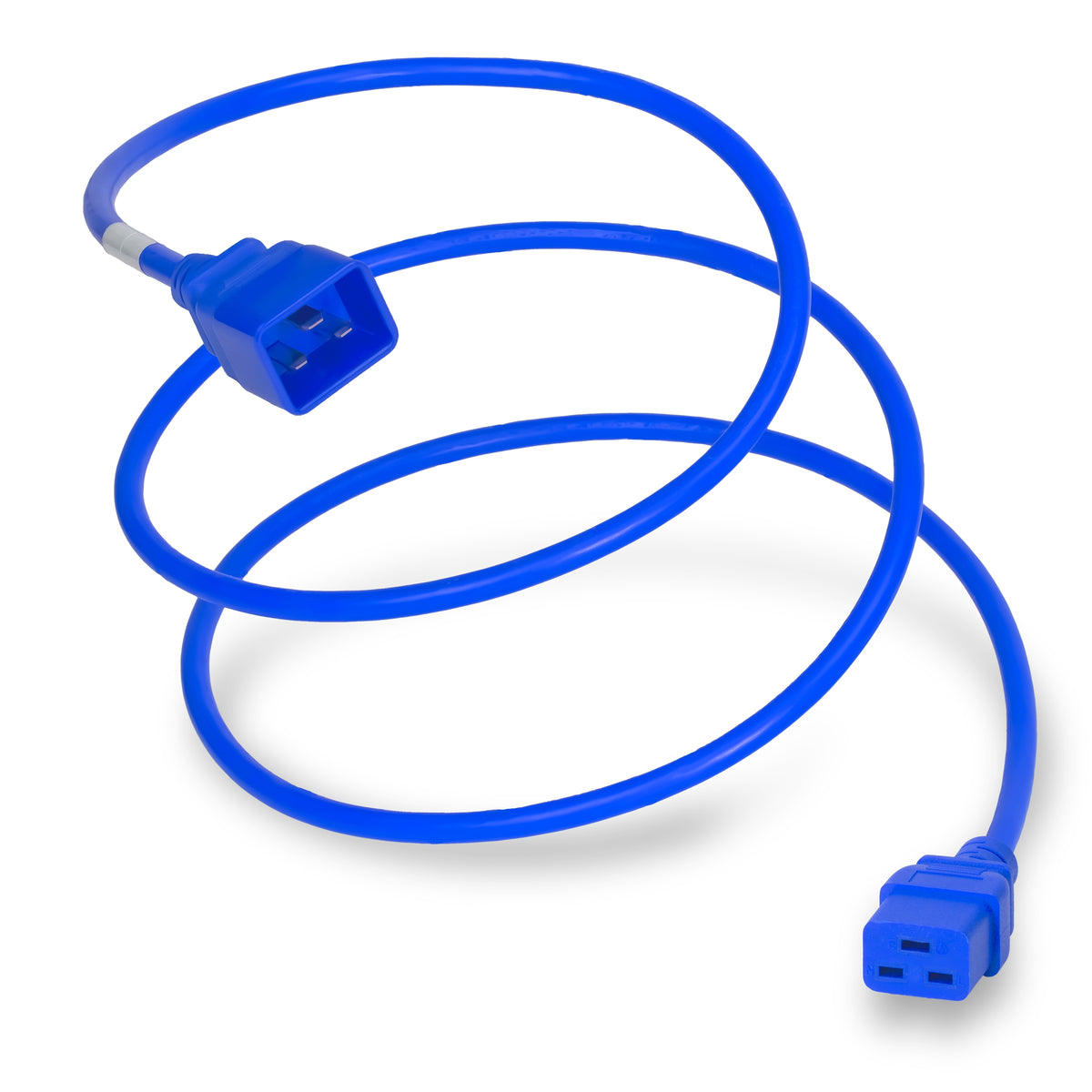 Liberty Security LPJ2019-036BLU | Power Cord, 3 ft, C20 Plug to C19 Receptacle