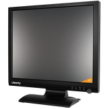 Liberty Security LSM17ST | LED Security Monitor, 17”, 5:4 Aspect Ratio, 1280x1024 Max res. (1080p upscale), 2xHDMI, VGA, BNC inputs