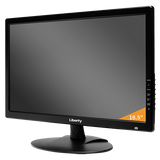 Liberty Security LSM18 | LED Security Monitor, 18.5”, 16:9 Aspect Ratio, 1366x768 Max res. (1080p upscale), 2xHDMI, VGA, BNC inputs