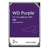 Liberty Security WD23PURZ | Western Digital Purple 2TB SATA Hard Disk Drive, 6 GB/S, 256MB Cache Individually Boxed