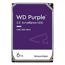 Liberty Security WD64PURZ | Western Digital Purple 6TB SATA Hard Disk Drive, 6 GB/S, 256MB Cache Individually Boxed