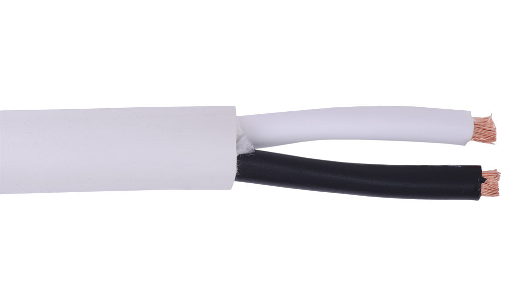 Liberty AV 12-1P-UC-WHT | White THX Certified 12 AWG 1-Pair Speaker Cable Reel