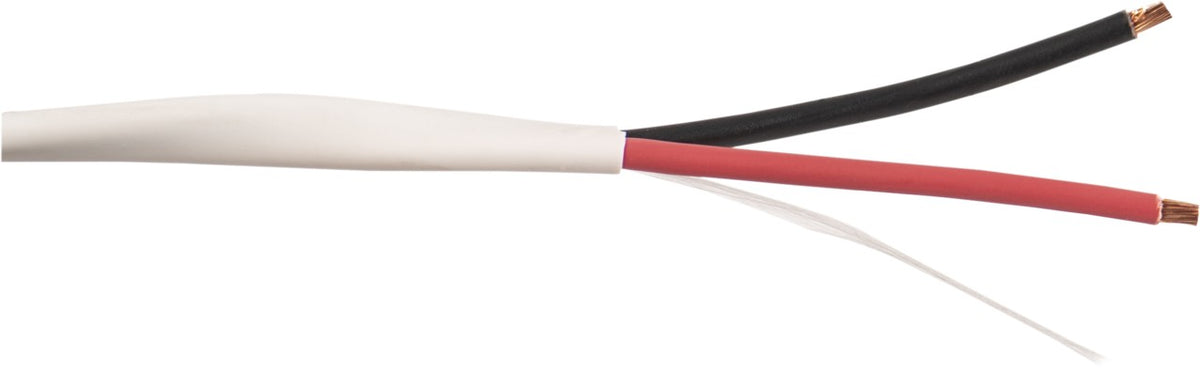 Liberty AV 14-2C-P-BLK-500 | 500 Feet Black Commercial Grade General Purpose 14 AWG 2-Conductor Plenum Cable Reel