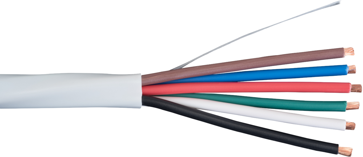Liberty AV 14-6C-P-WHT-B250 | White 14/6 RGB-W LED Lighting Power Cable Box
