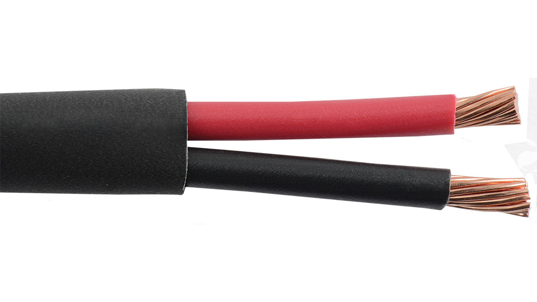 Liberty AV 16-2C-P-BLK | Black Commercial Grade General Purpose 16 AWG 2-Conductor Plenum Cable Reel