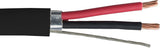 Liberty AV 18-2C-PSH-BLK-500 | Black Commercial Grade General Purpose 18 AWG 2-Conductor Plenum Shielded Cable Reel