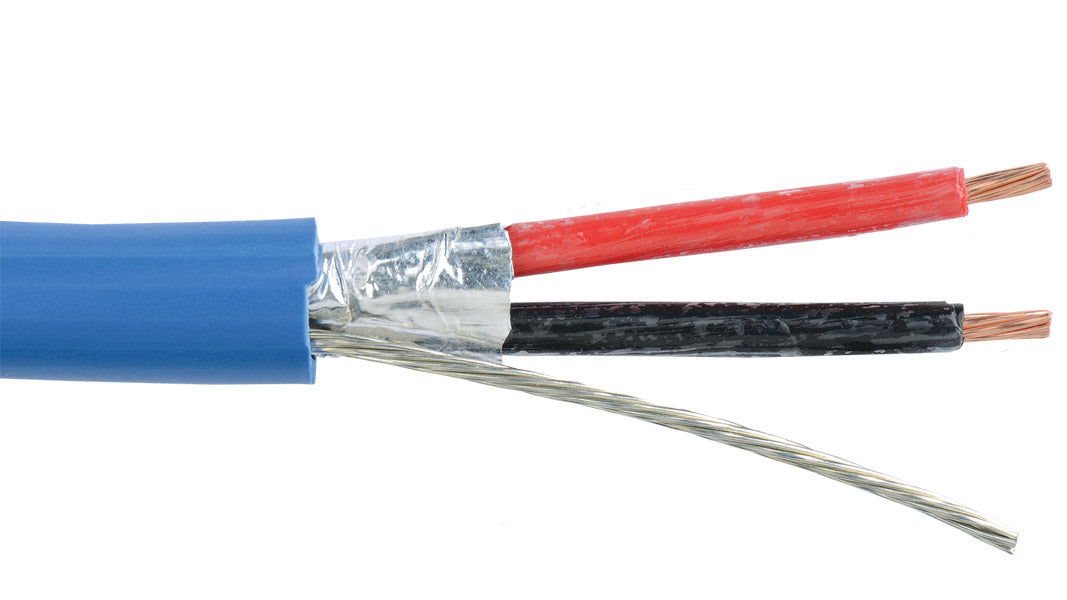 Liberty AV 18-2C-TRSH-LBL | Light-Blue OEM Systems Lighting Control for Lutron Dimmer & Switch 18 AWG 2-Conductor 600V Tray Cable Reel