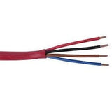 Liberty AV 18-4C-FPLR-RED | Red Fire Alarm Signaling and Control 18 AWG 4-Conductor Cable Reel