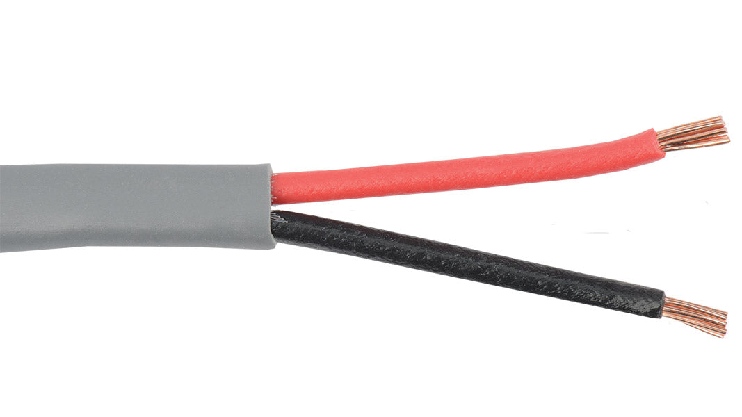 Liberty AV 22-2C-GRY | Grey Commercial Grade General Purpose 22 AWG 2-Conductor Cable Reel