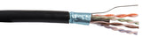 Liberty AV 24-4P-P-L6ASH-BLK | Black Category 6A F/UTP EN Series 23 AWG 4 Pair Shielded Cable Reel