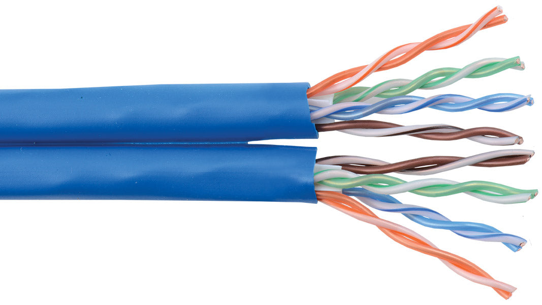 Liberty AV 24-8P-L6-SIAM-BLU | Blue Category 6 U/UTP EN Series 23 AWG 4 Pair Unshielded Cable Reel