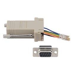Liberty AV 32-281 | D-SUB 9-pin female to female 8P8C user configurable adapter Bag