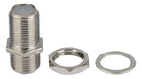 Liberty AV 75-520-WH | F Coupler female to female in-line or Panel version