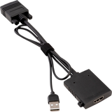 Liberty AV AR-VMU-HDF | VGA + USB to HDMI Adapter Cable 8 inches long
