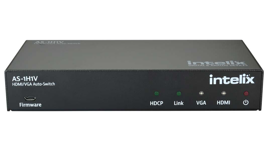 Liberty AV AS-1H1V | Intelix 2x1 HDMI & VGA / HDBaseT Auto Switcher