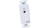 Liberty AV AVO-A2MINI-WP-F | Analog Stereo Audio Wall Plate Balun - 3.5mm