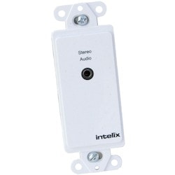 Liberty AV AVO-A2MINI-WP-F | Analog Stereo Audio Wall Plate Balun - 3.5mm